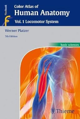 Color Atlas of Human Anatomy Vol 1 Locomotor System 7th edition