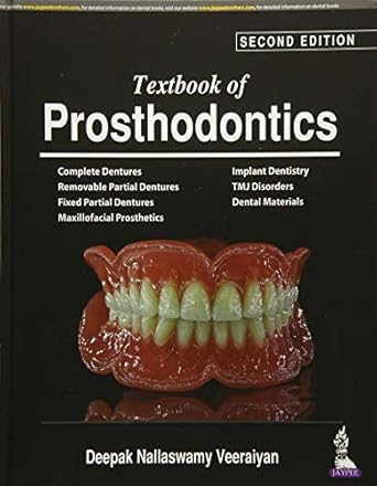 Textbook of Prosthodontics 2nd Edition