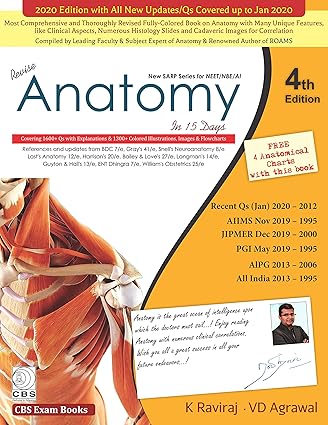 Anatomy 4th Edition By K Raviraj (New SARP Series for NEET